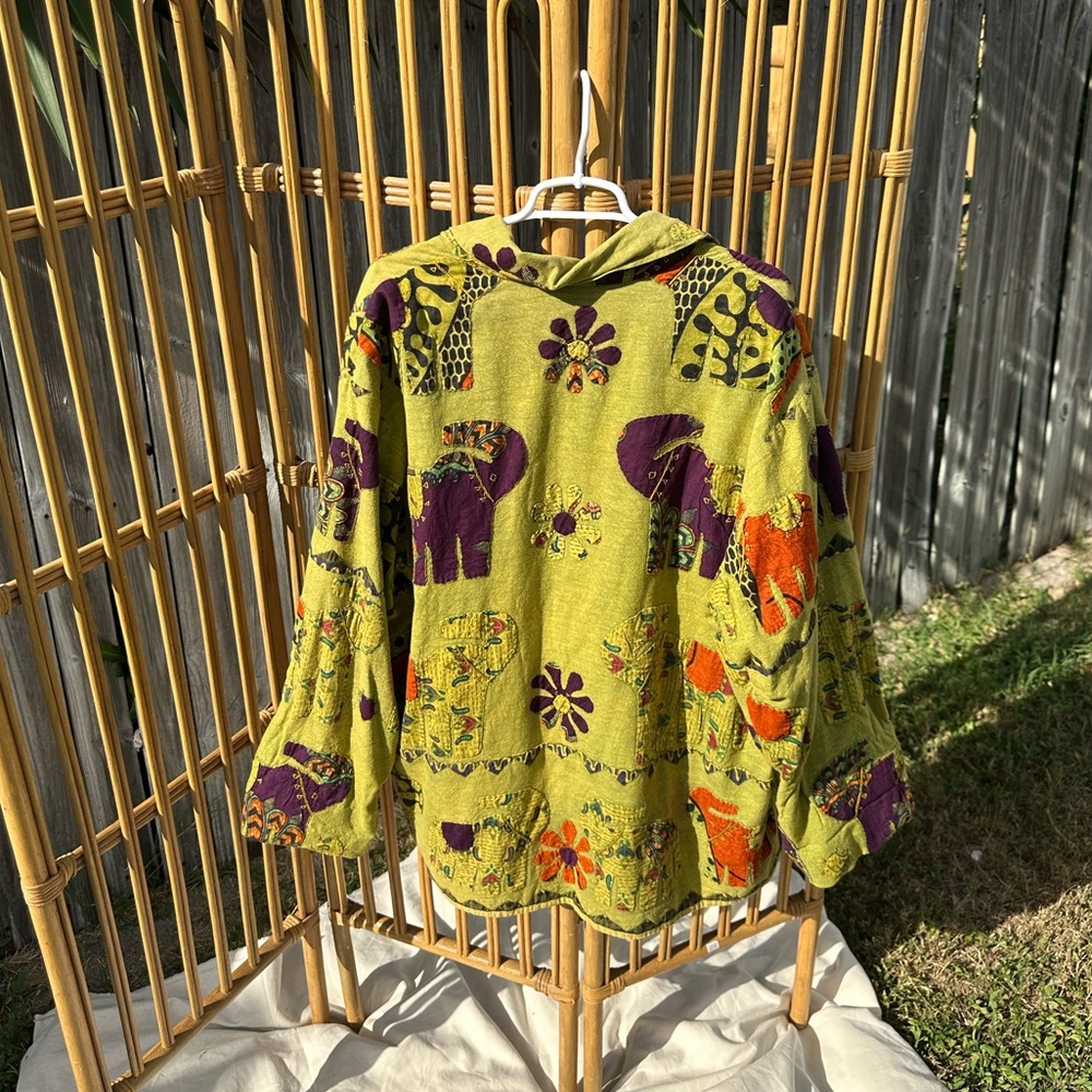 Patchwork army style jacket - Picture 3 of 5